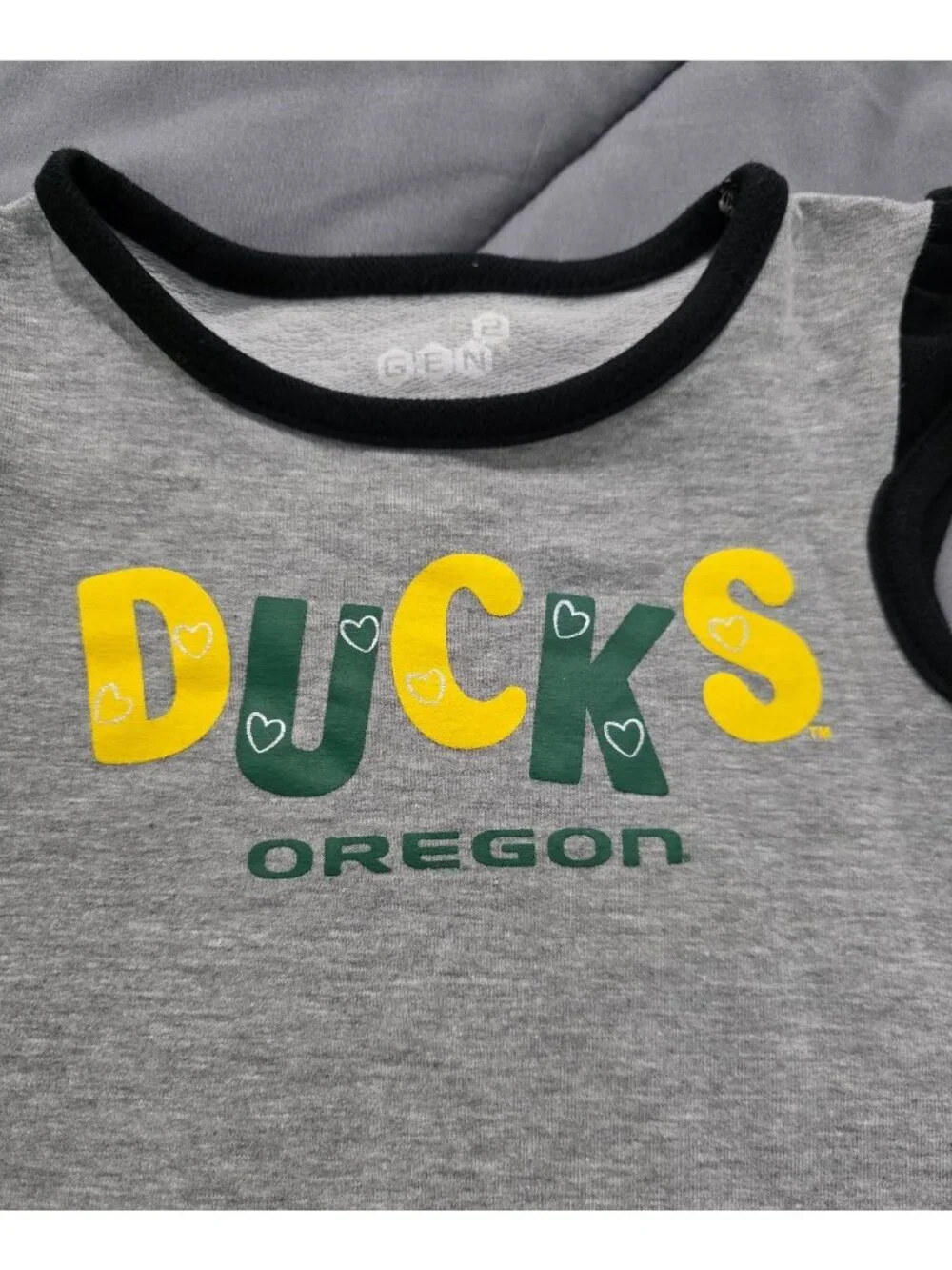 Girls Oregon Ducks Gray Sleeveless Dress Size 2T Green Brand Excellent condition